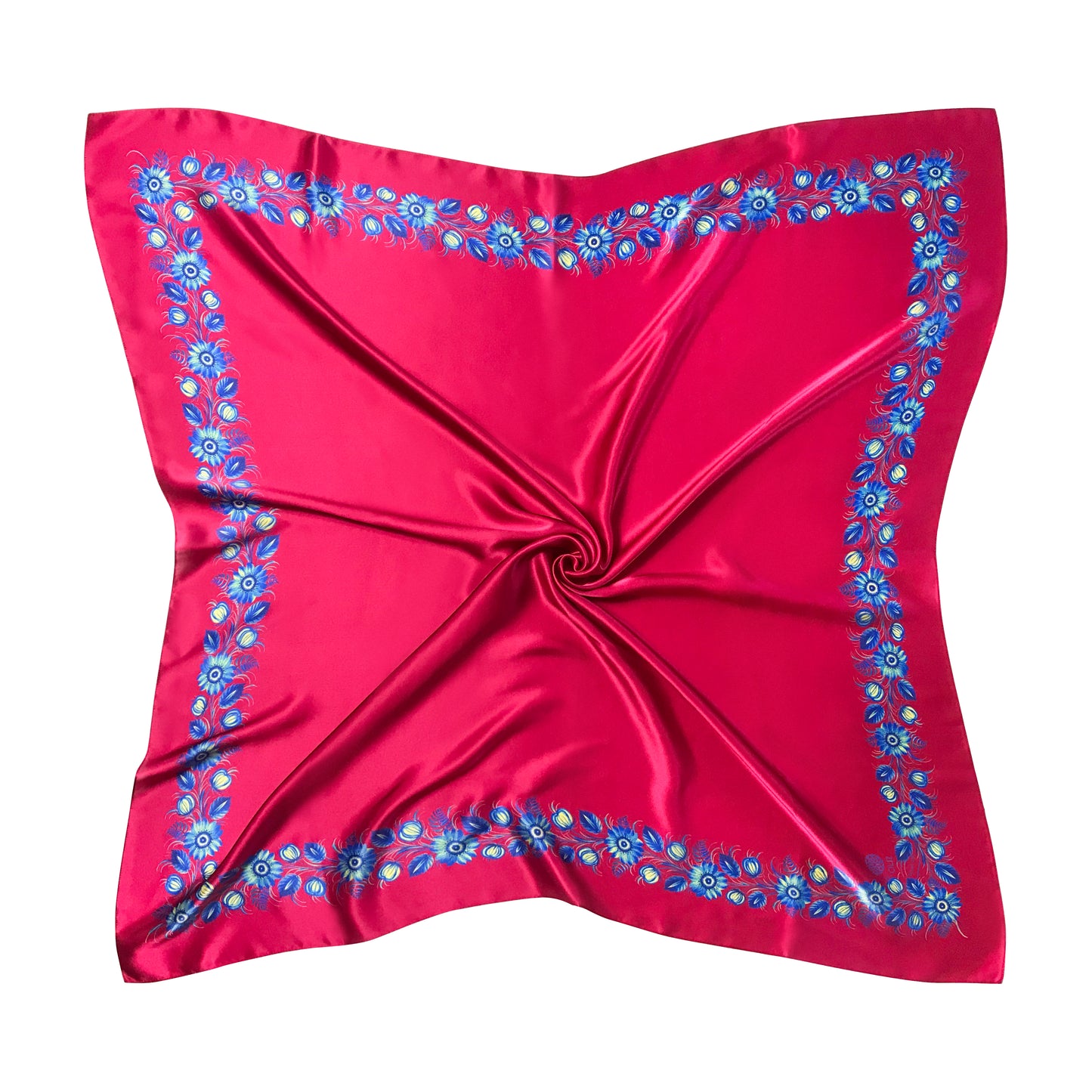 Silk Square Scarf Infinite Love OLIZ