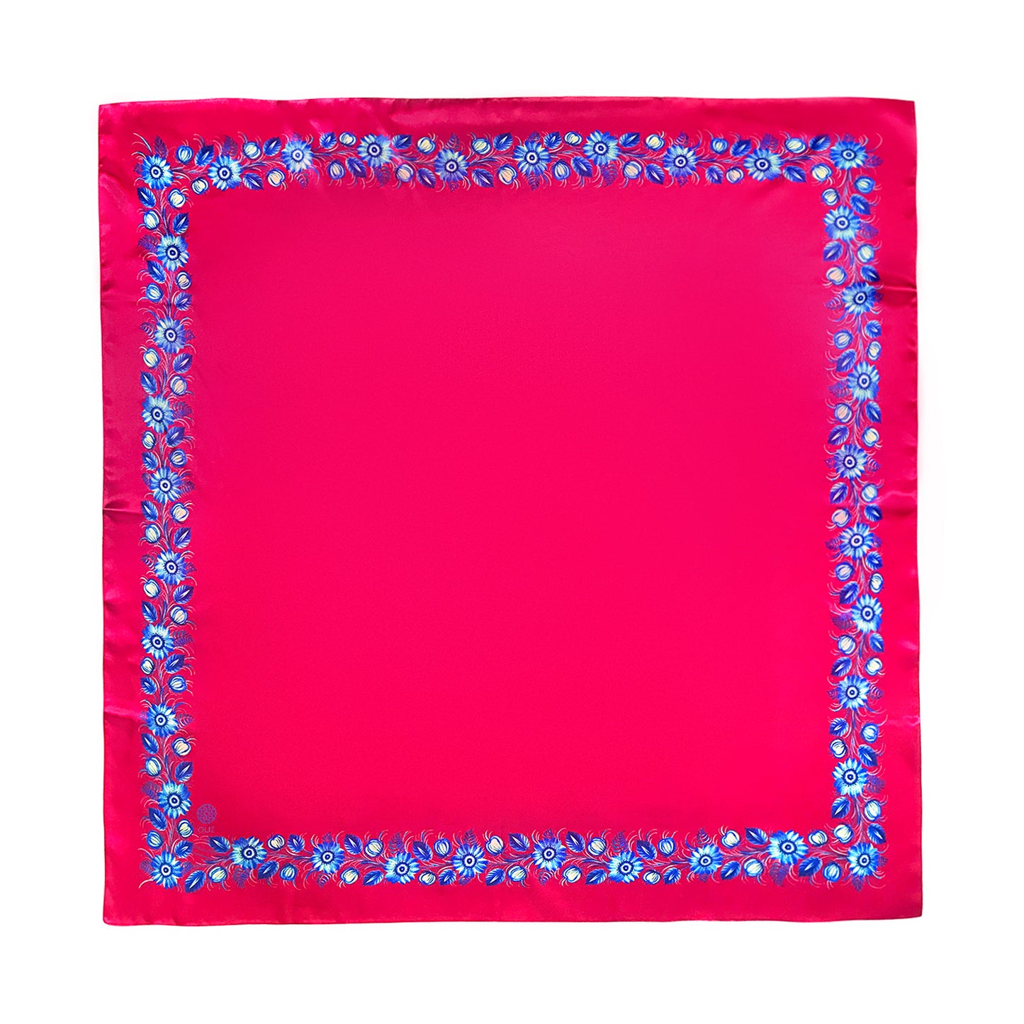 Silk Square Scarf Infinite Love OLIZ