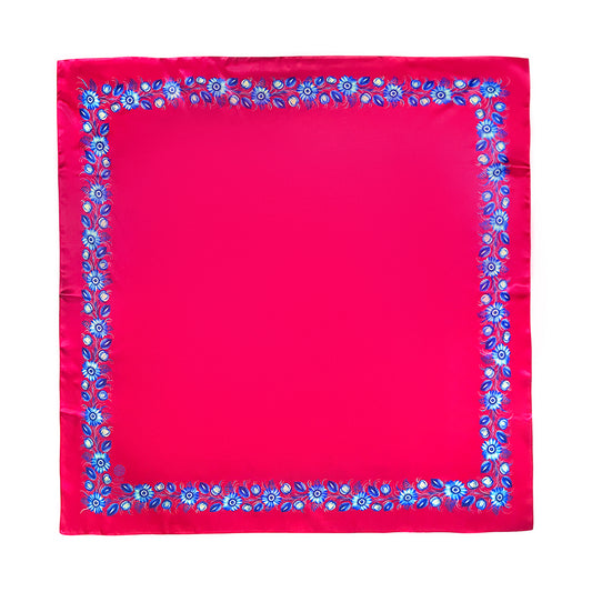Silk Square Scarf Infinite Love OLIZ
