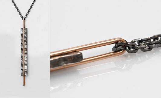 Flux 6|1 Pendant with chain Flux Collection DENIS MUSIC