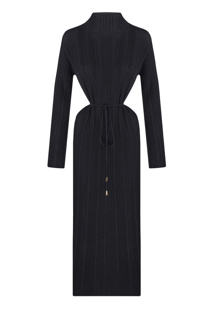 Viscose dress with open sides T.MOSCA
