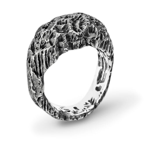 Favia Ring Coral Shadow Collection DENIS MUSIC