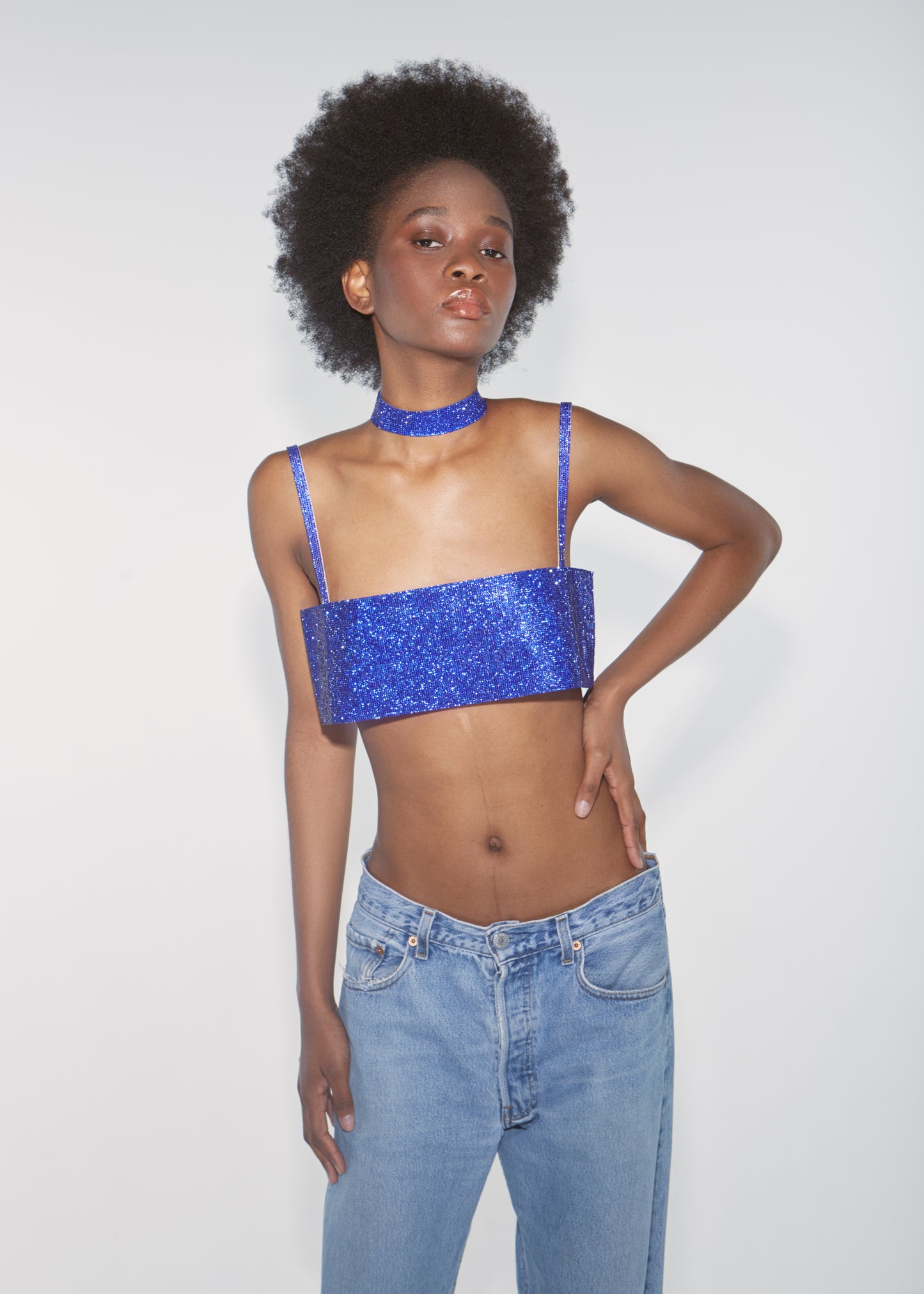 CHARLOTTE TOP Cobalt Blue NUÉ