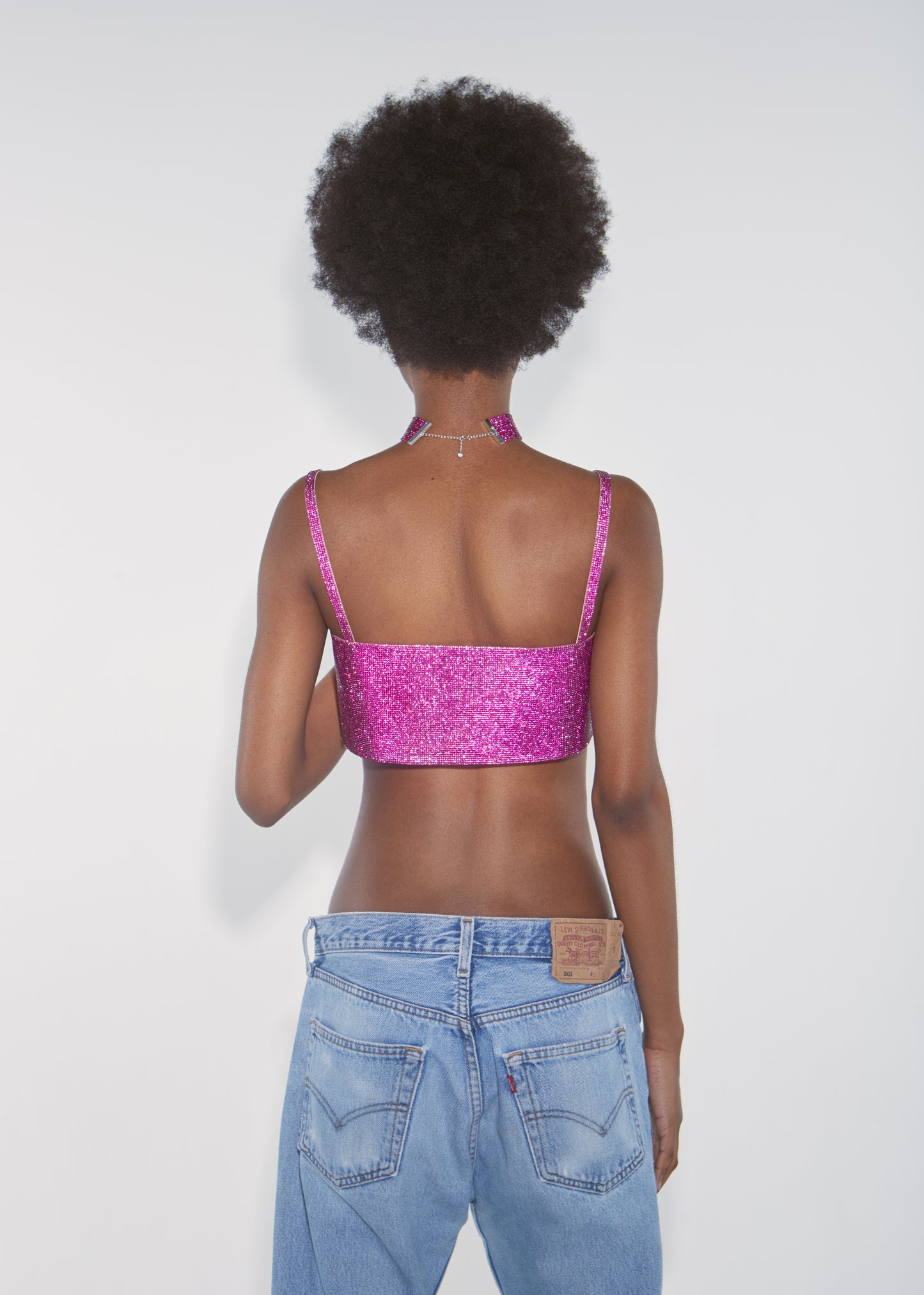 CHARLOTTE TOP Barbie Pink NUE STUDIO