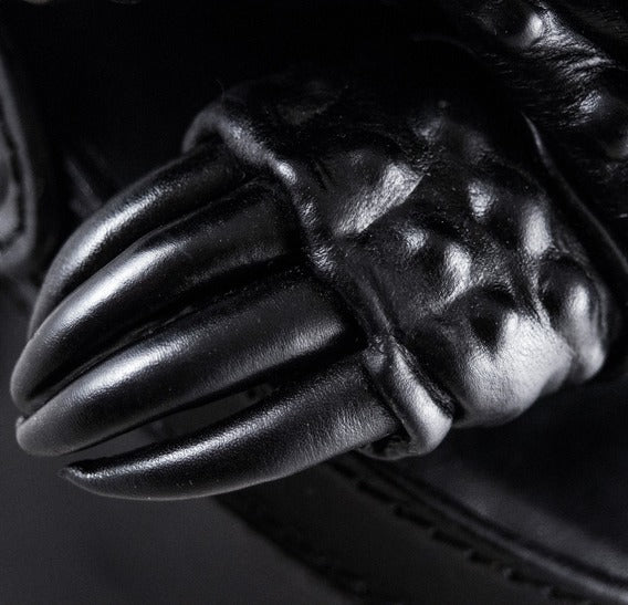 Black Dragon in Trunk Leather Bag-Backpack Bob Basset