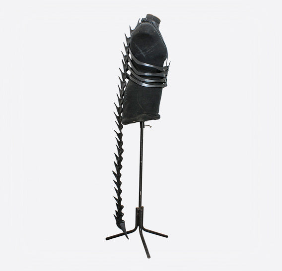 Black Dragon Spine Belt with Tail Bob Basset