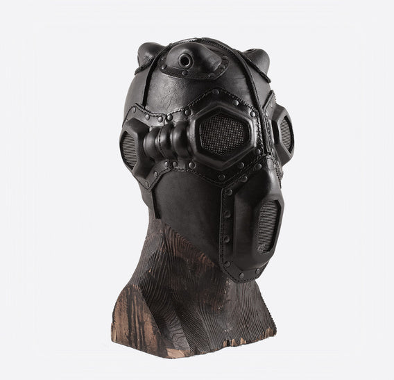 Deathwisher Leather Gas Mask Bob Basset