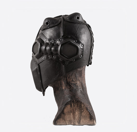 Deathwisher Leather Gas Mask Bob Basset