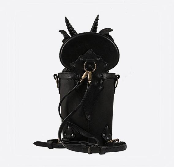 Black Dragon in Trunk Leather Bag-Backpack Bob Basset