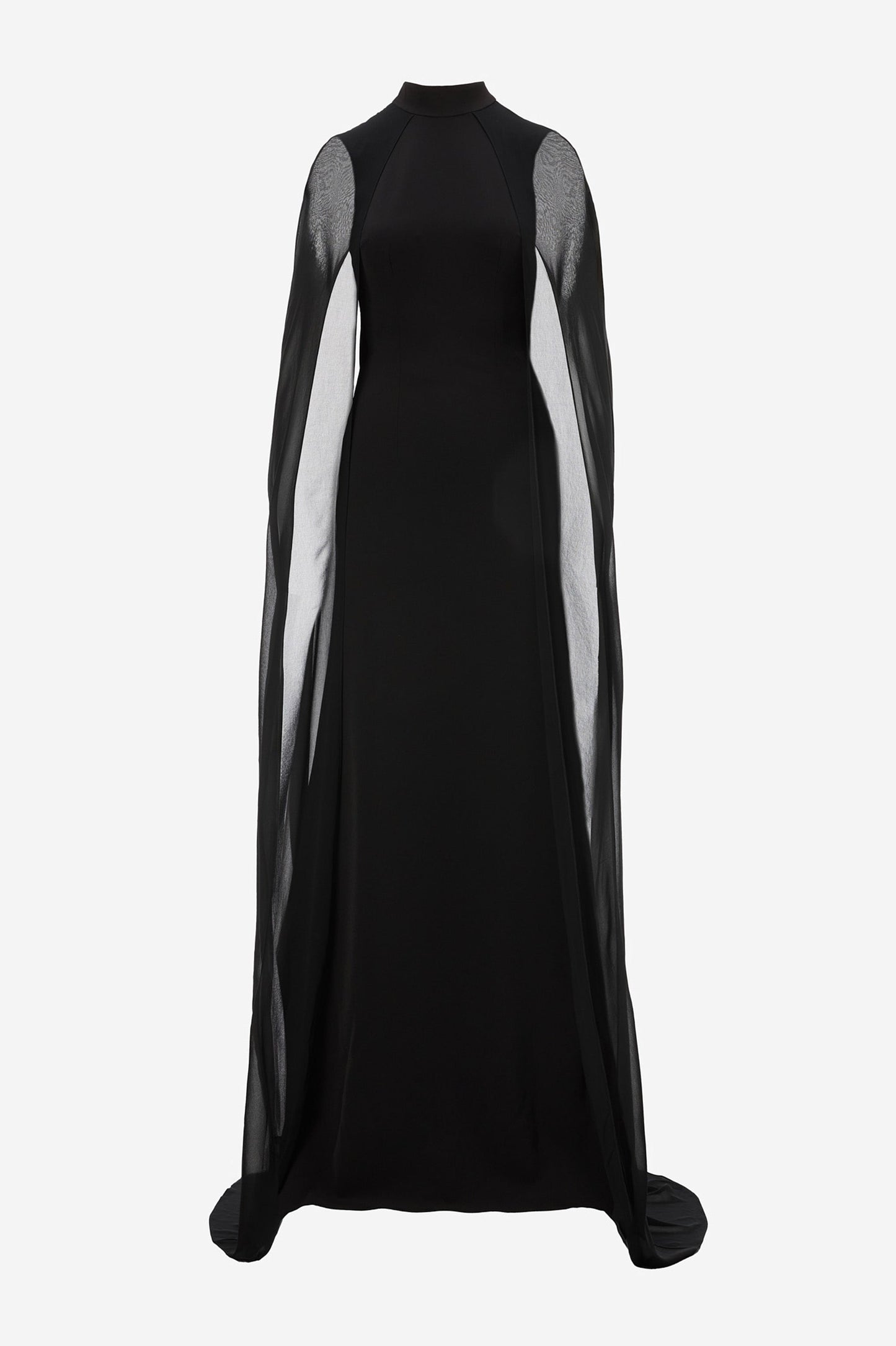 Cape-style backless gown NISSA