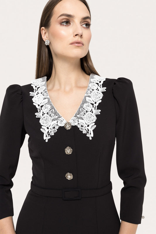 Belted midi dress NISSA