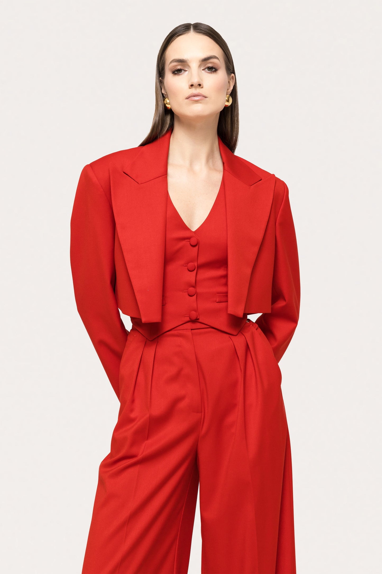 Cropped blazer - S15784 NISSA