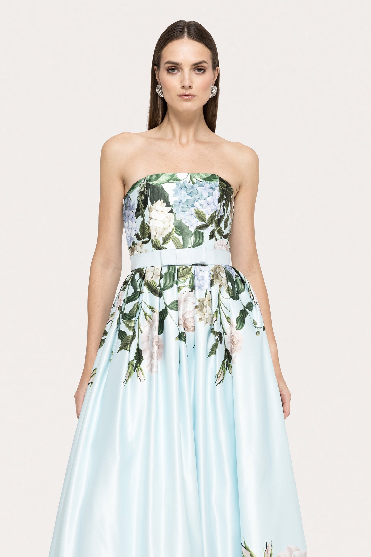 Taffeta corset maxi dress - RS15735 NISSA