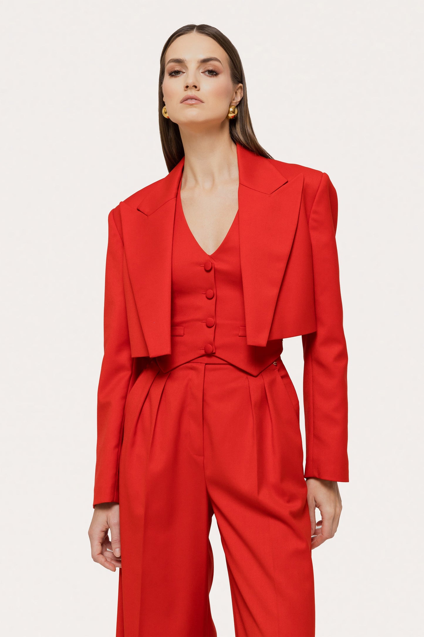 Cropped blazer - S15784 NISSA