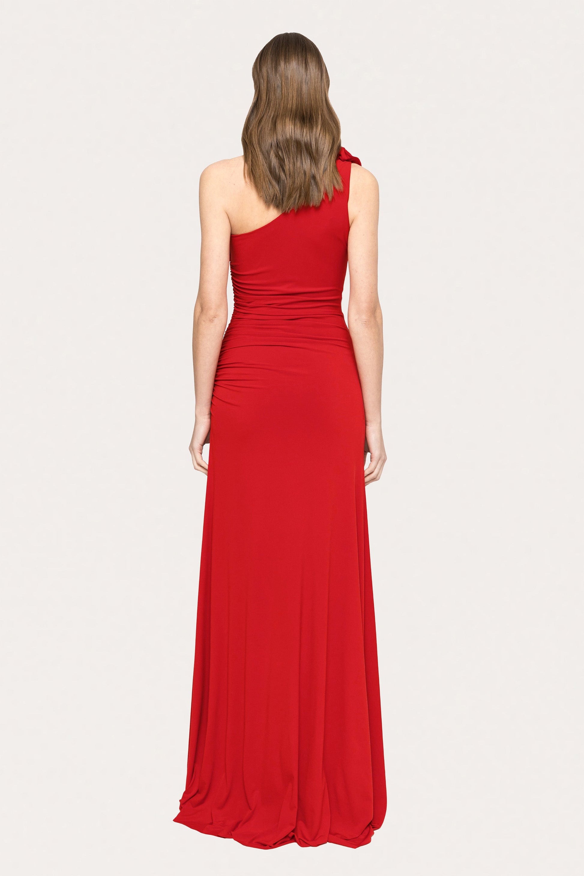 nissa red dress Nissa Crystal Embellished Maxi Dress