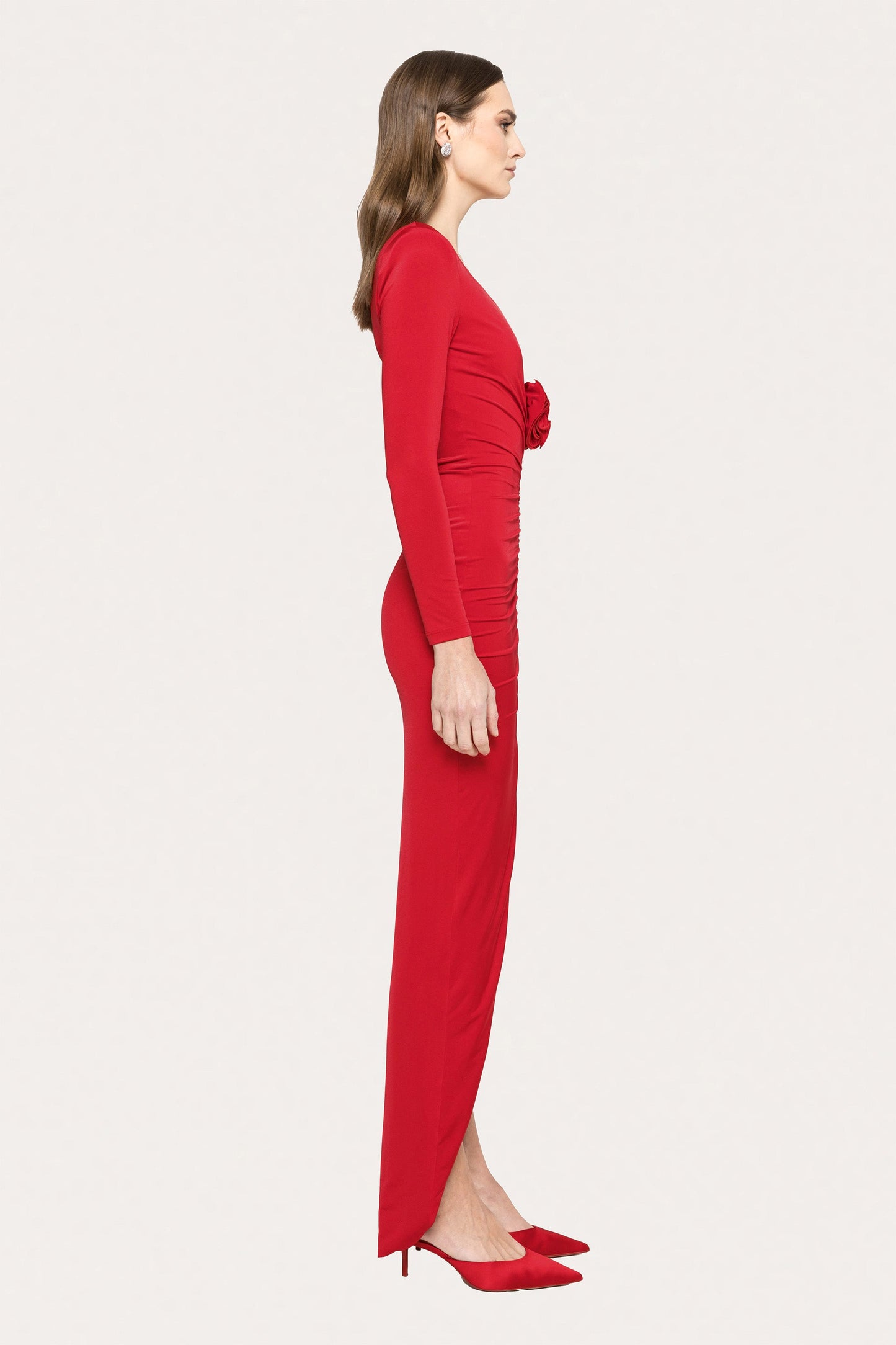 Floral-detailing maxi dress NISSA