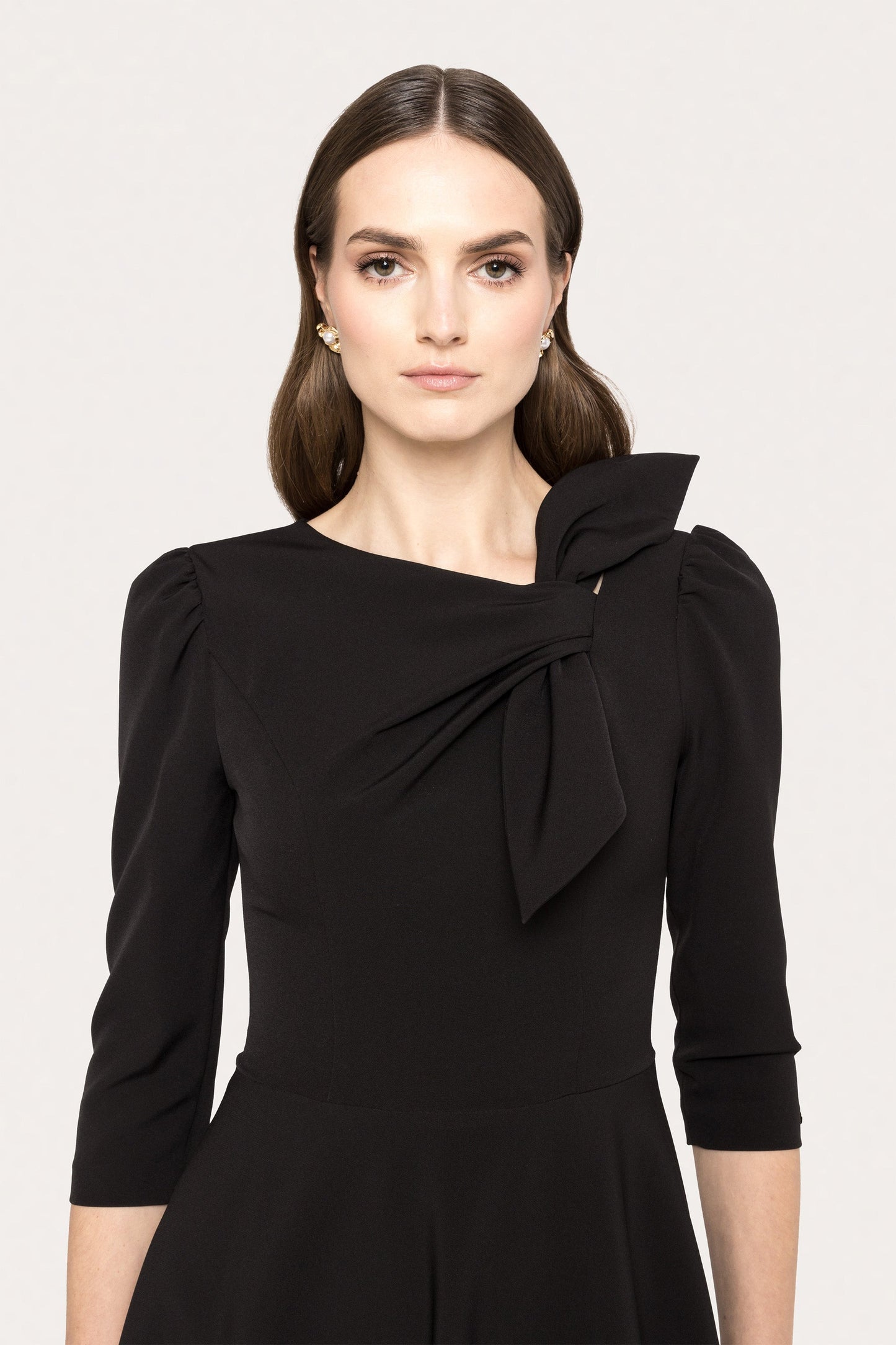 Bow detail midi dress - RZ14920 NISSA