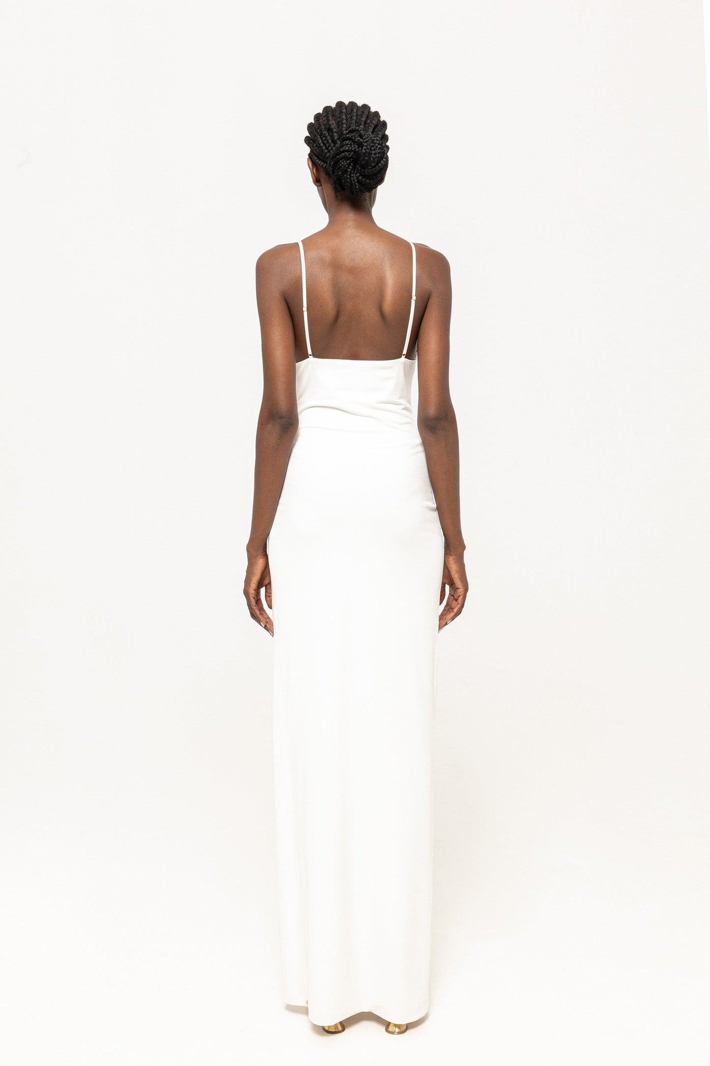 Fringe-detail maxi dress NISSA