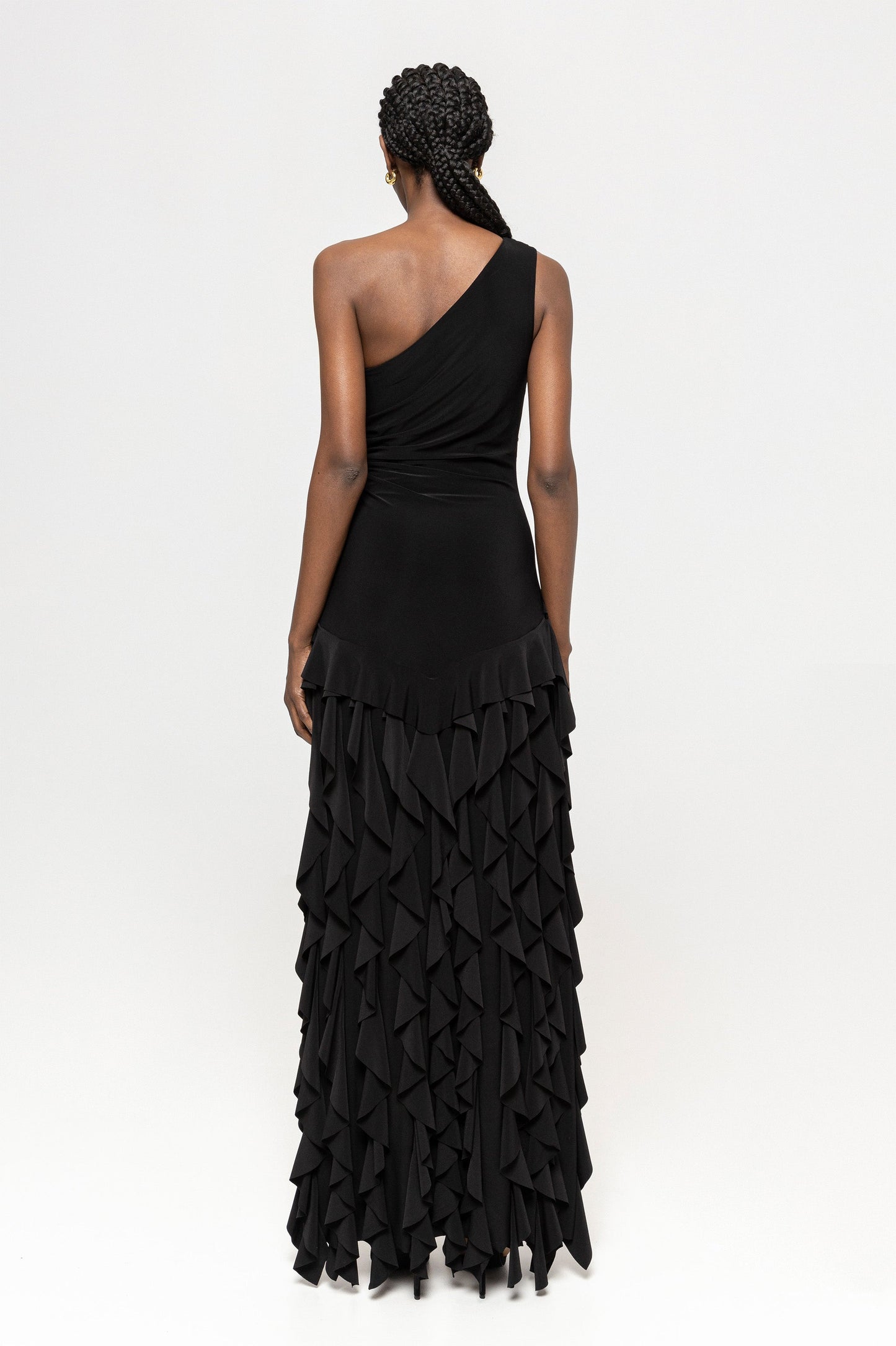 Ruffled maxi dress NISSA