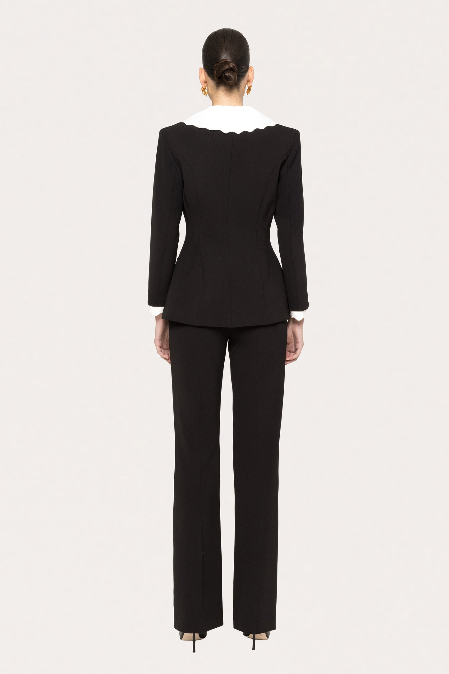 Single-breasted fitted blazer NISSA