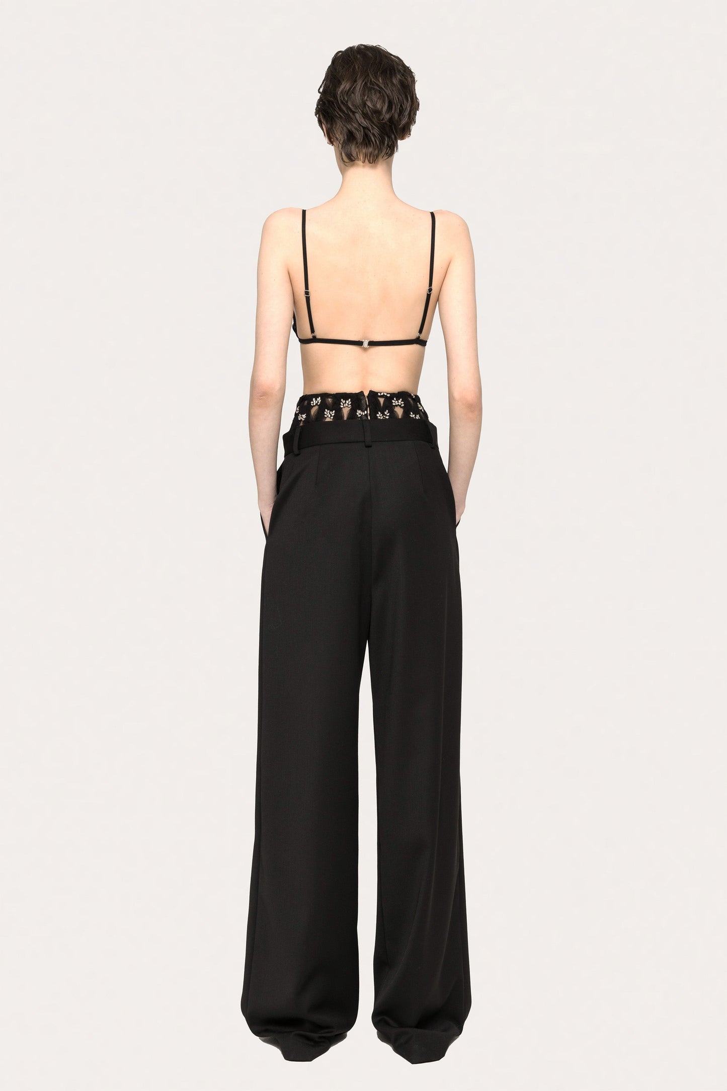 Handmade-embellishments tulle waist belt NISSA