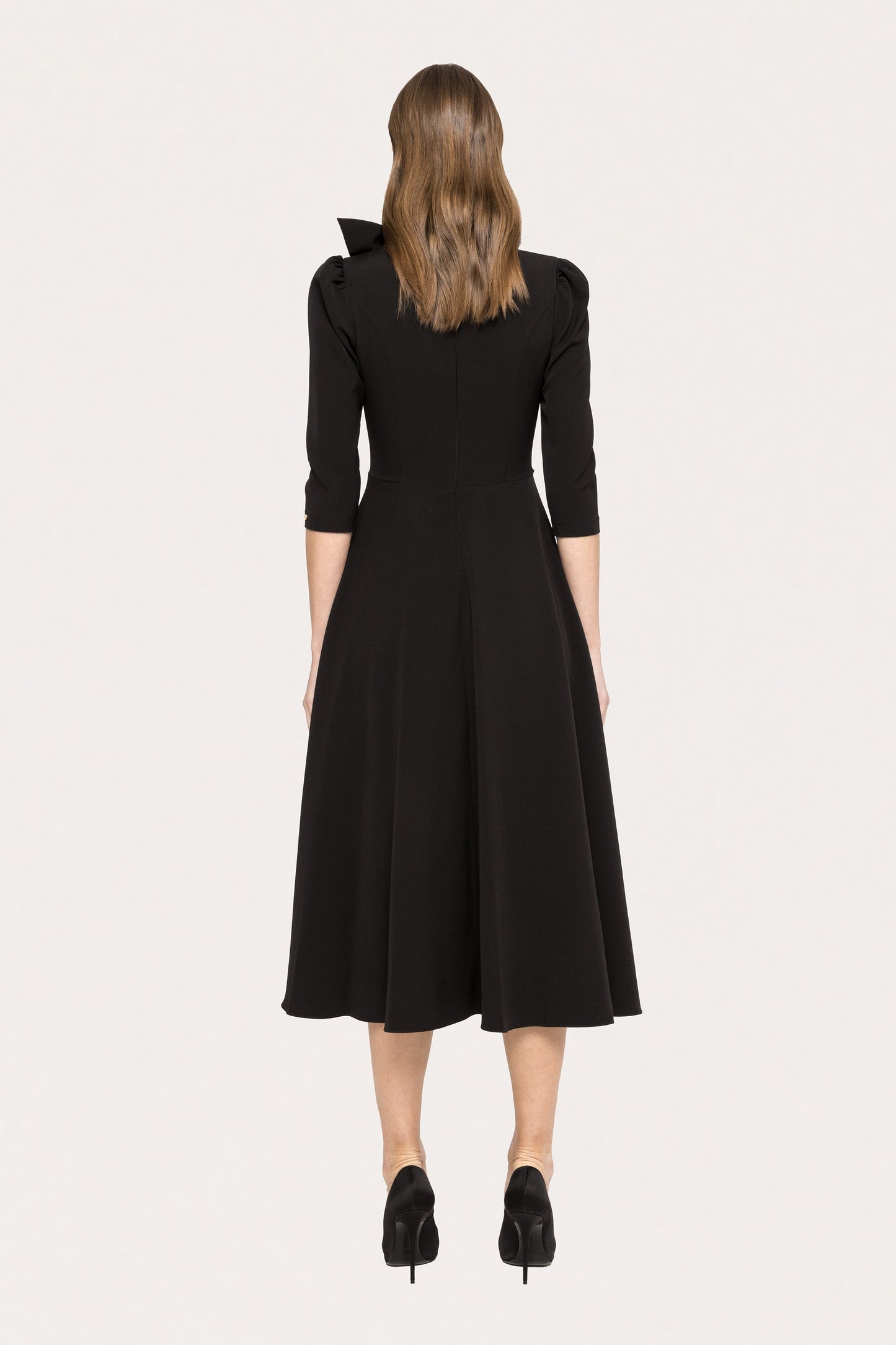 Bow detail midi dress - RZ14920 NISSA