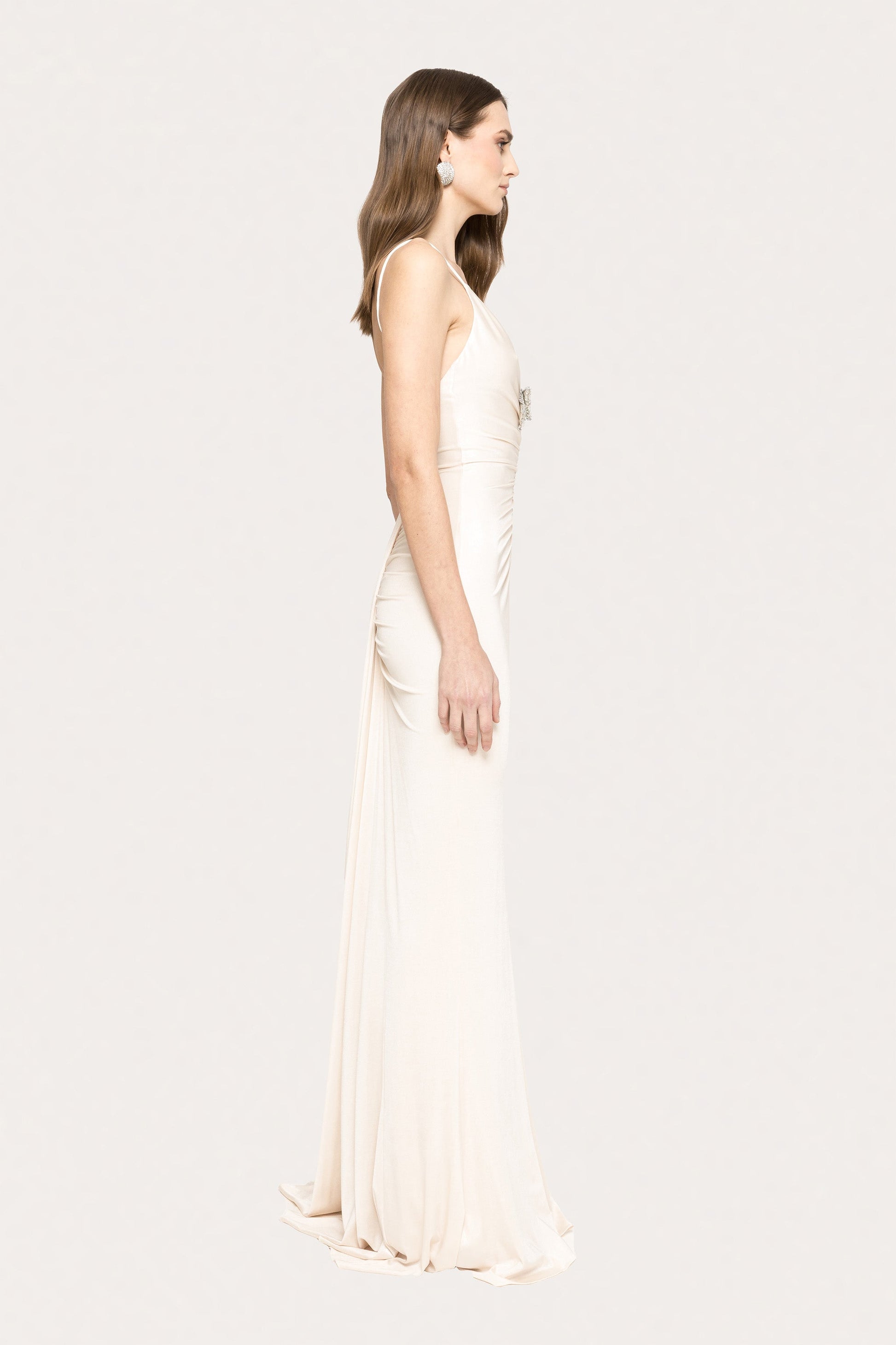 nissa open back maxi dress NISSA Open Back Maxi Dress by NISSA