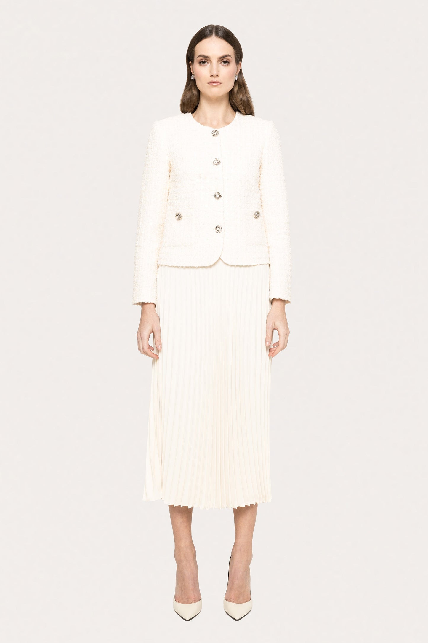 Bouclé suit jacket NISSA