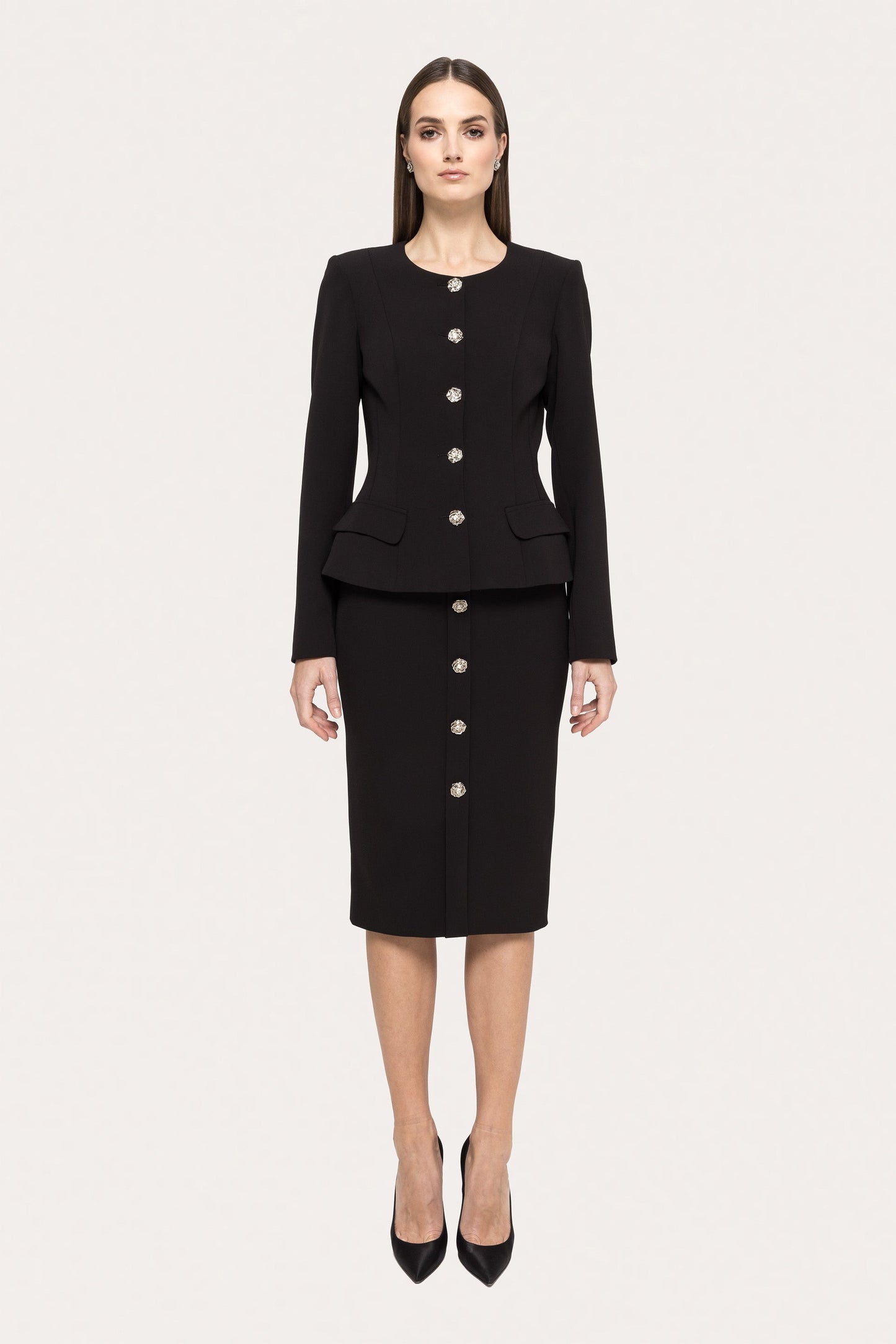 High-waisted midi skirt NISSA