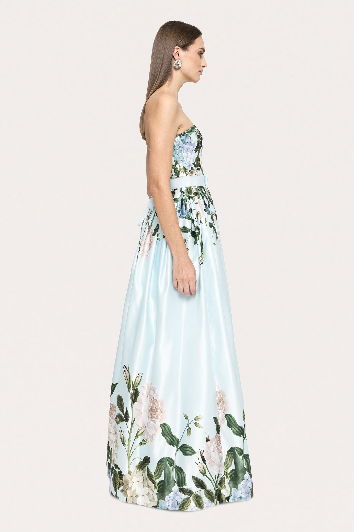 Taffeta corset maxi dress - RS15735 NISSA