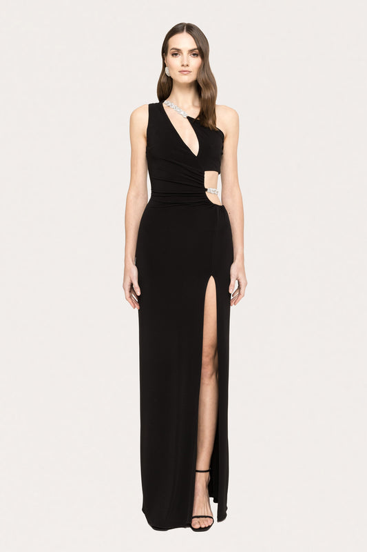 Crystal-embellished jersey maxi dress NISSA