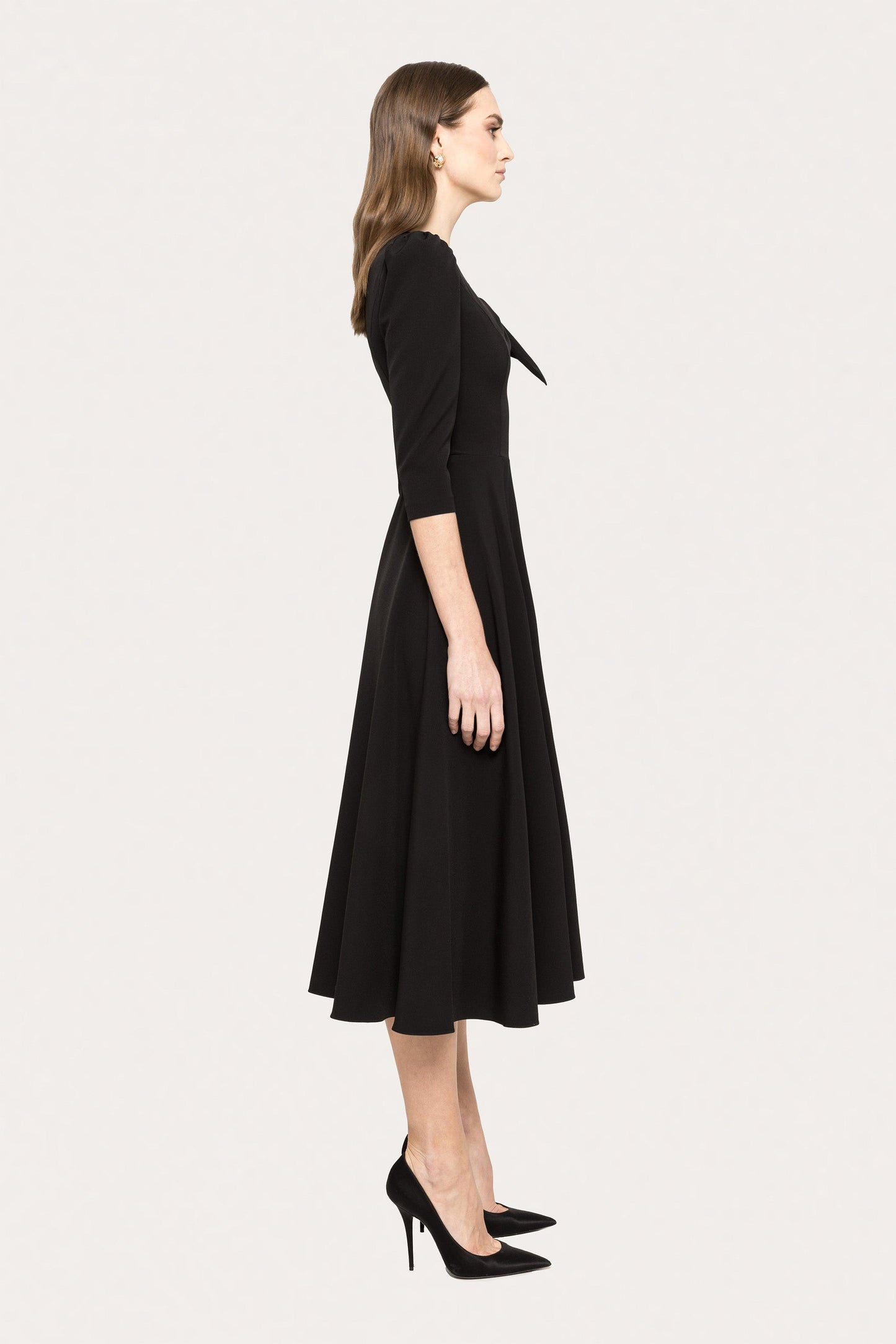 Bow detail midi dress - RZ14920 NISSA