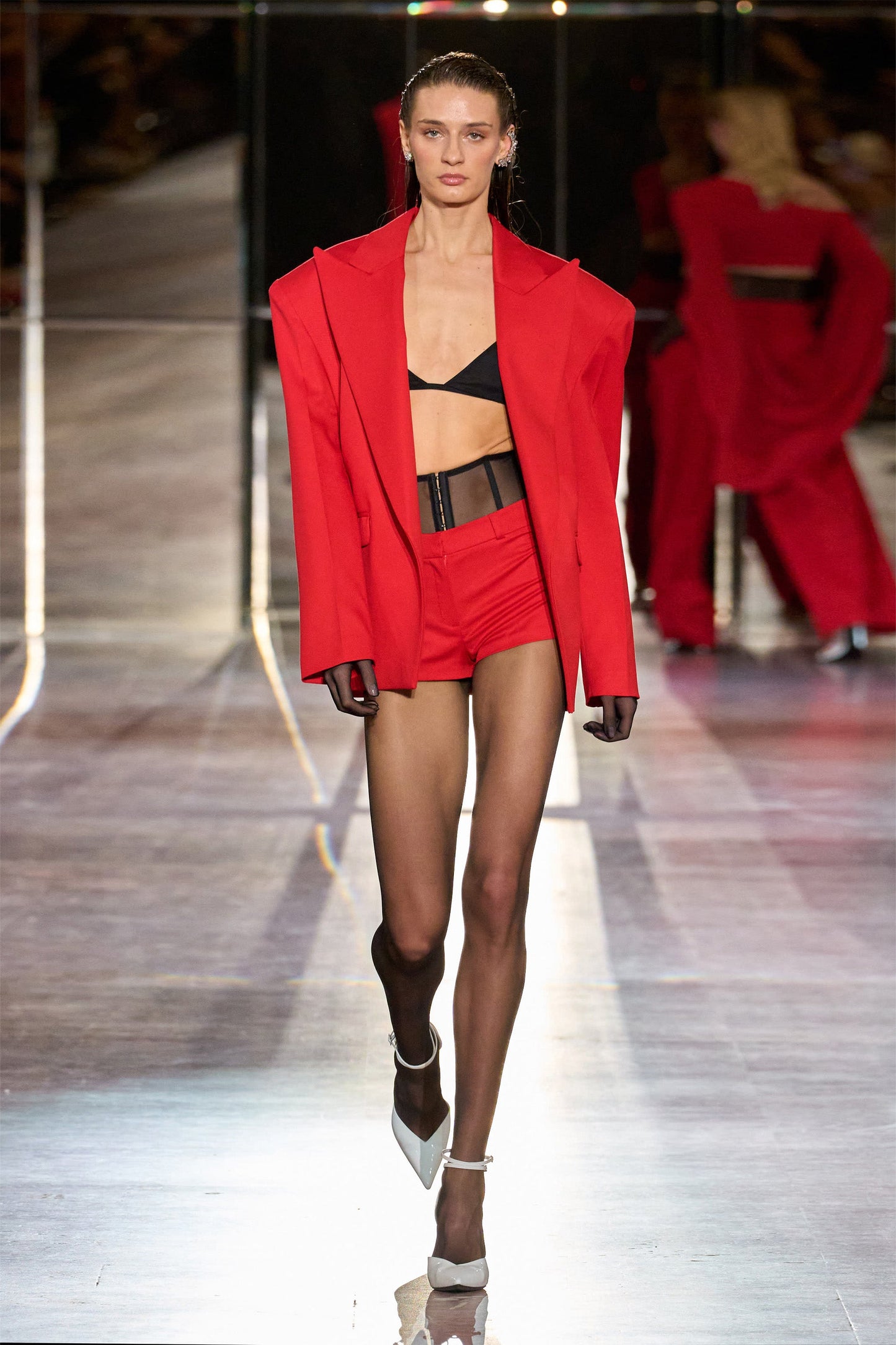 Shoulder-pads oversized blazer NISSA