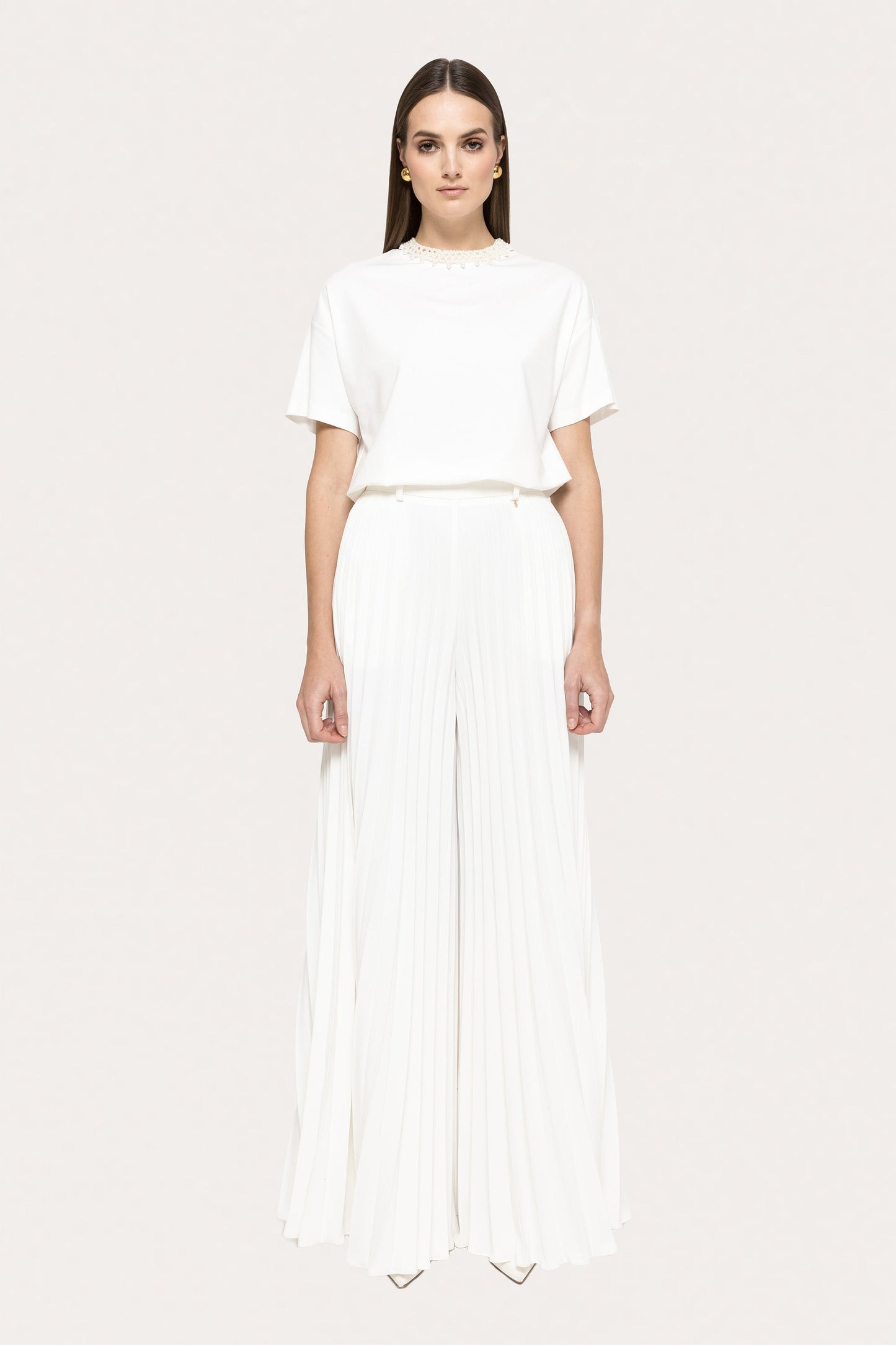 High-rise pleated pants NISSA