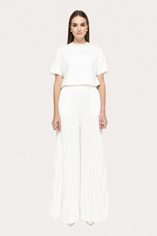 High-rise pleated pants NISSA