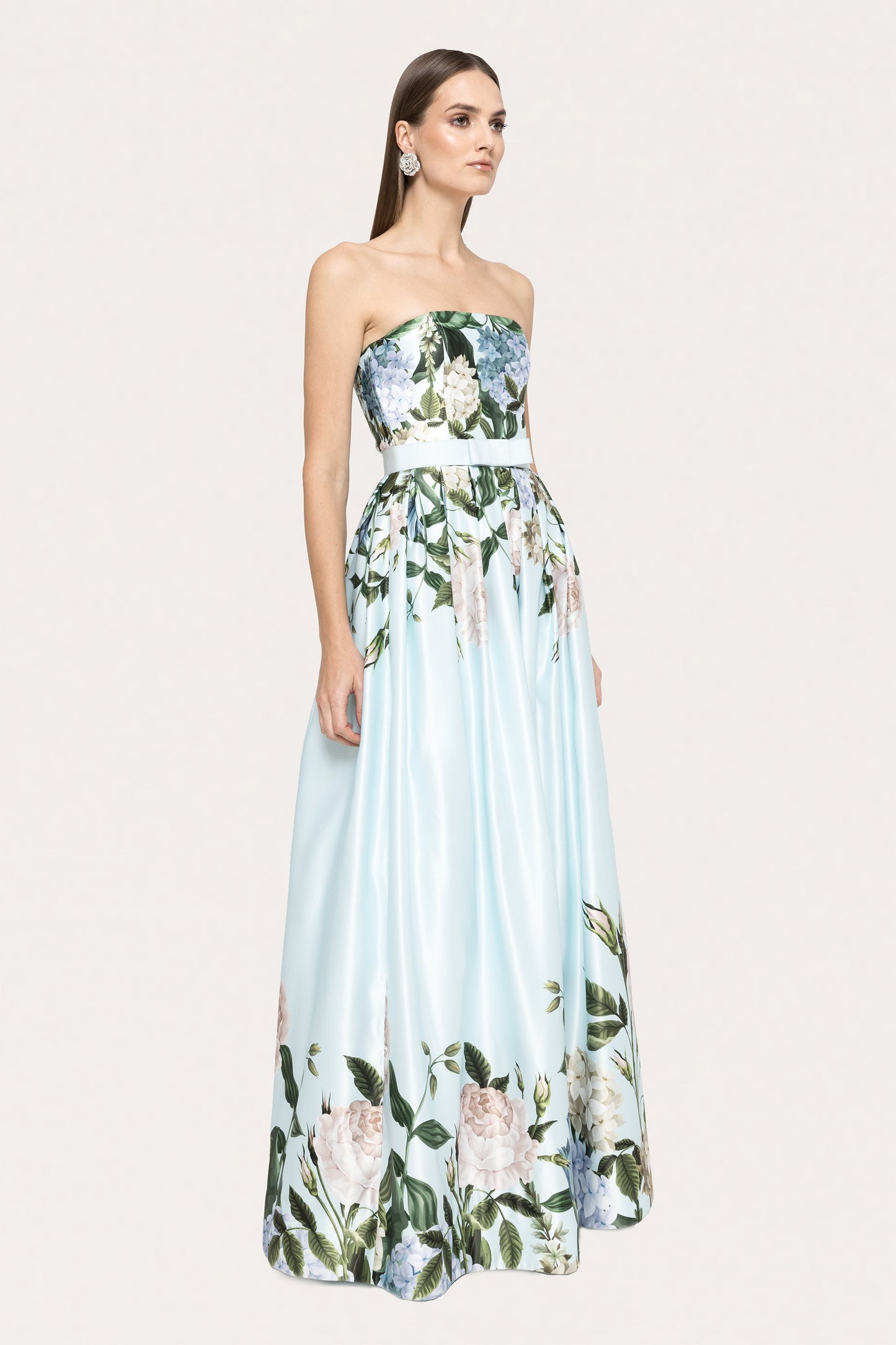 Taffeta corset maxi dress - RS15735 NISSA