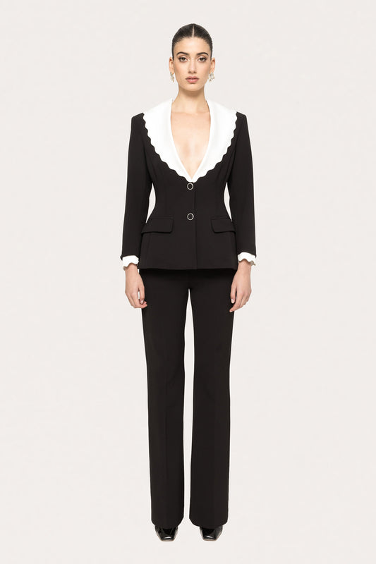 Single-breasted fitted blazer NISSA