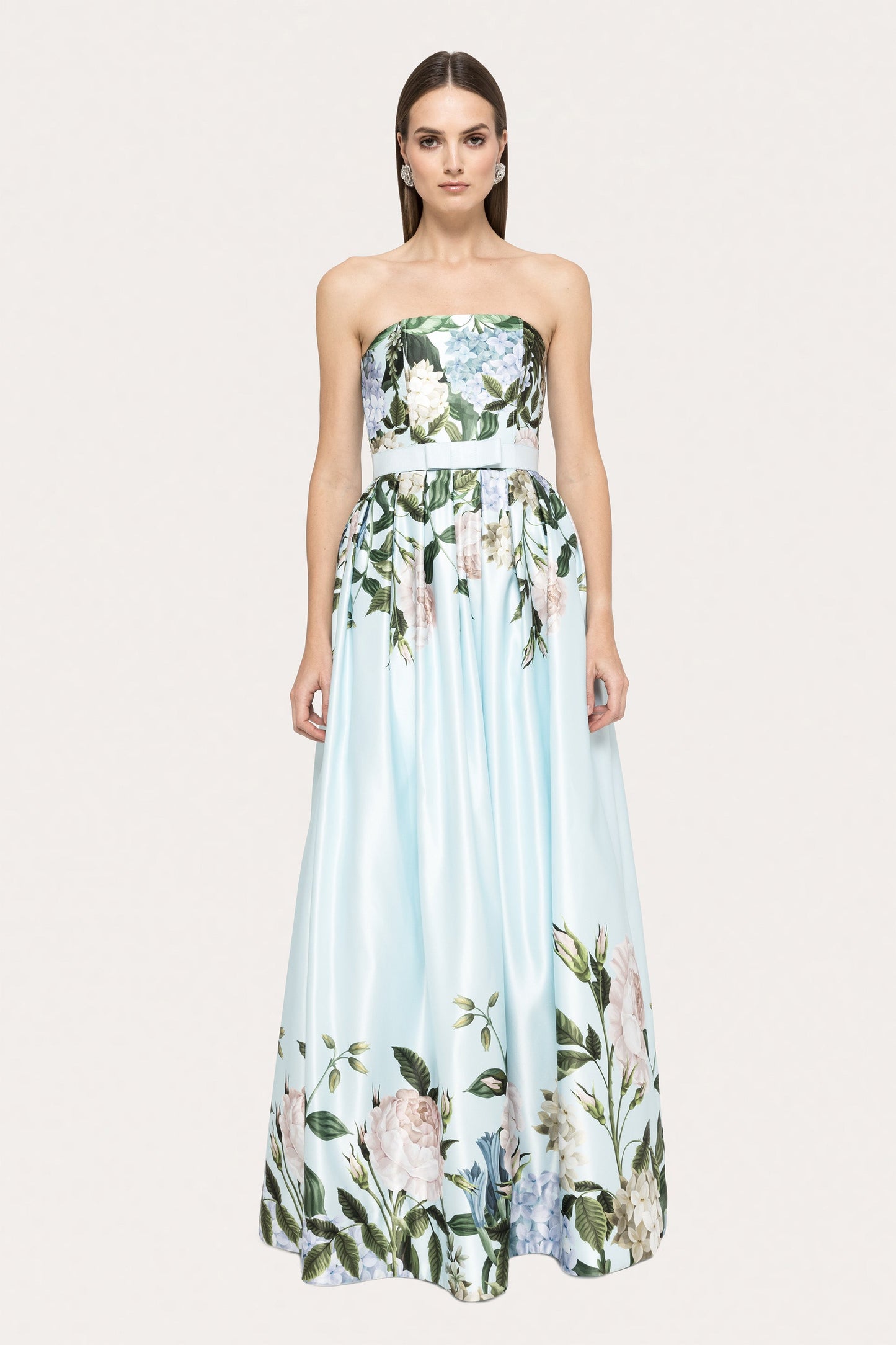 Taffeta corset maxi dress - RS15735 NISSA