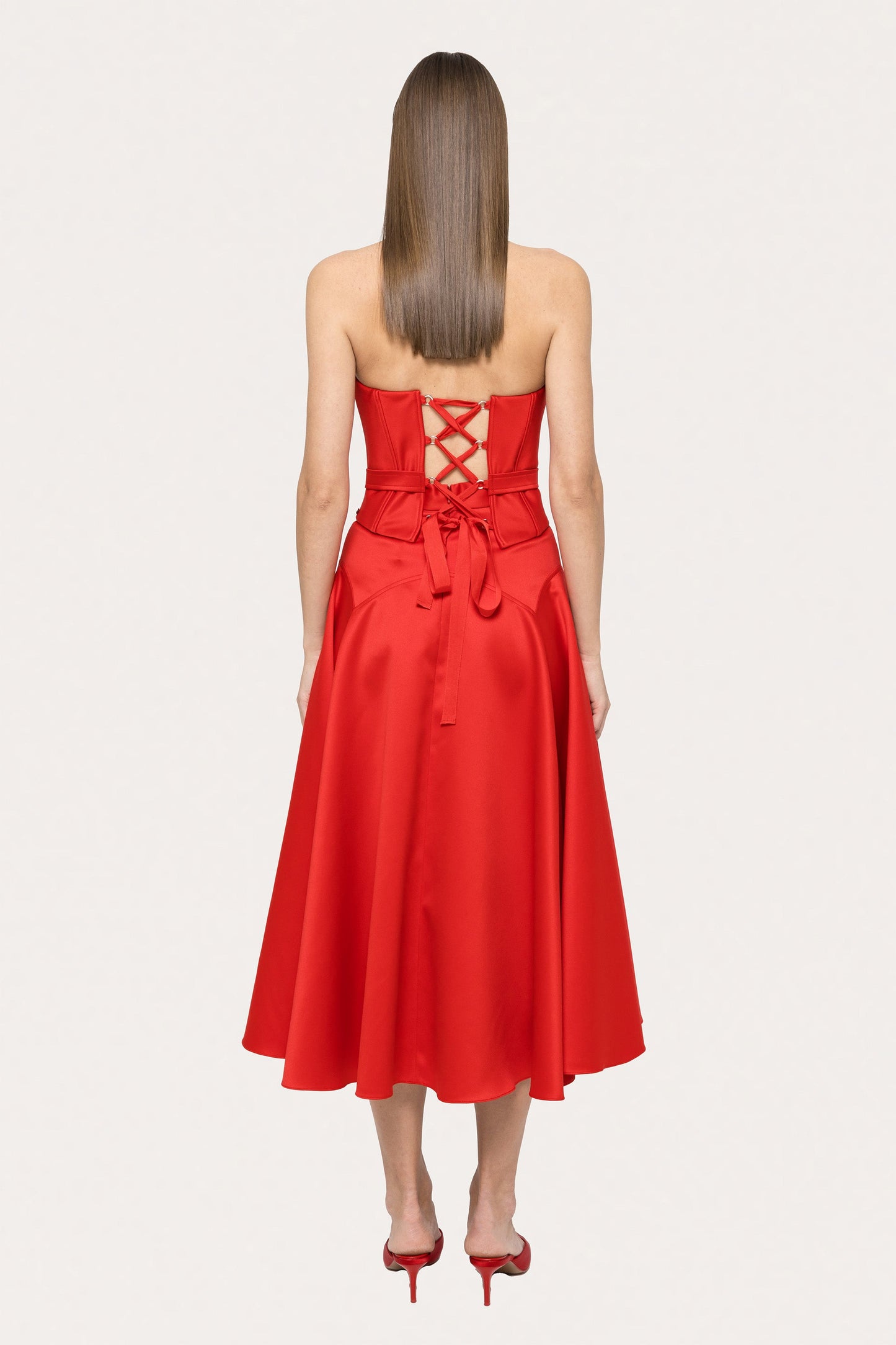 Taffeta corset top NISSA