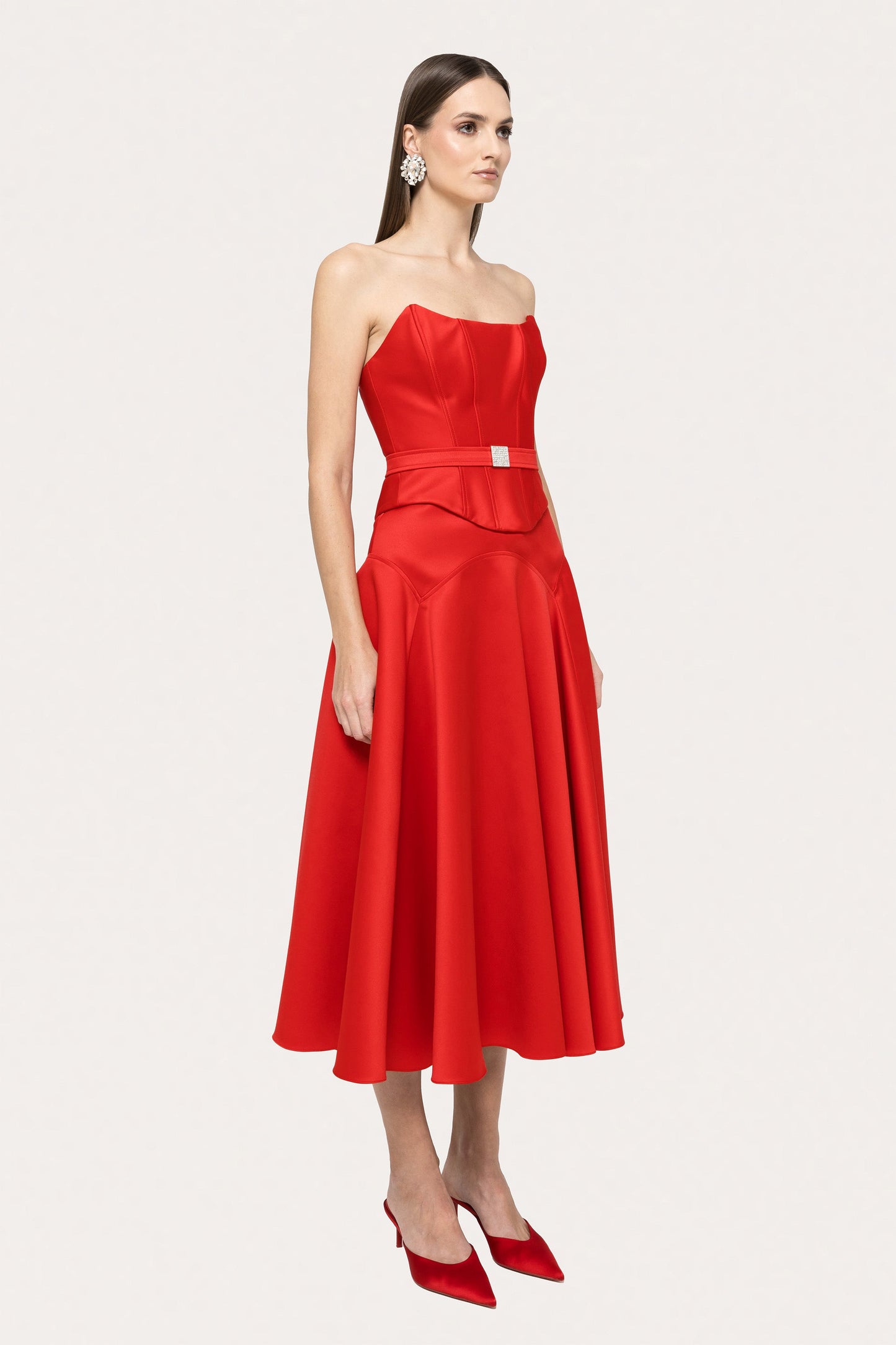 Taffeta corset top NISSA