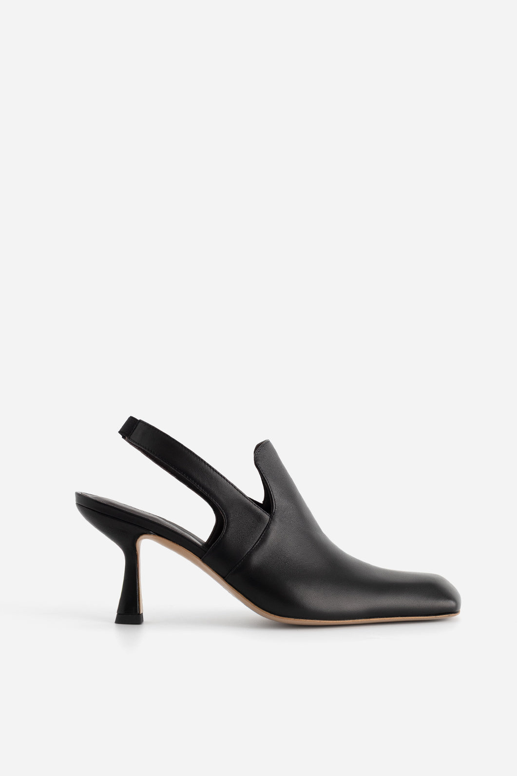 SONIA Black Leather Pumps /7 cm/ KACHOROVSKA