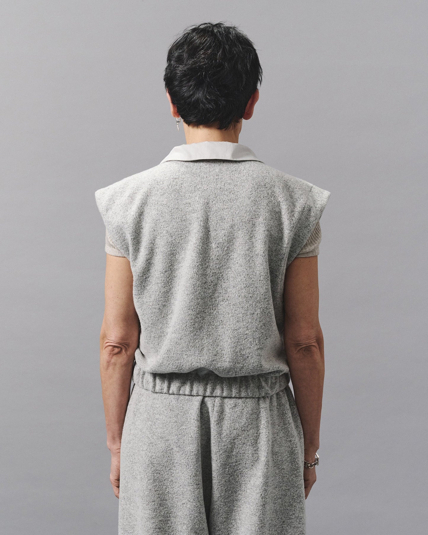 WOOLEN SHELL VEST THEO