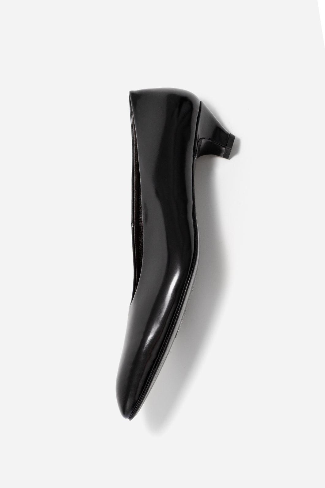 JACKIE Black Leather Pumps /3 cm/ KACHOROVSKA