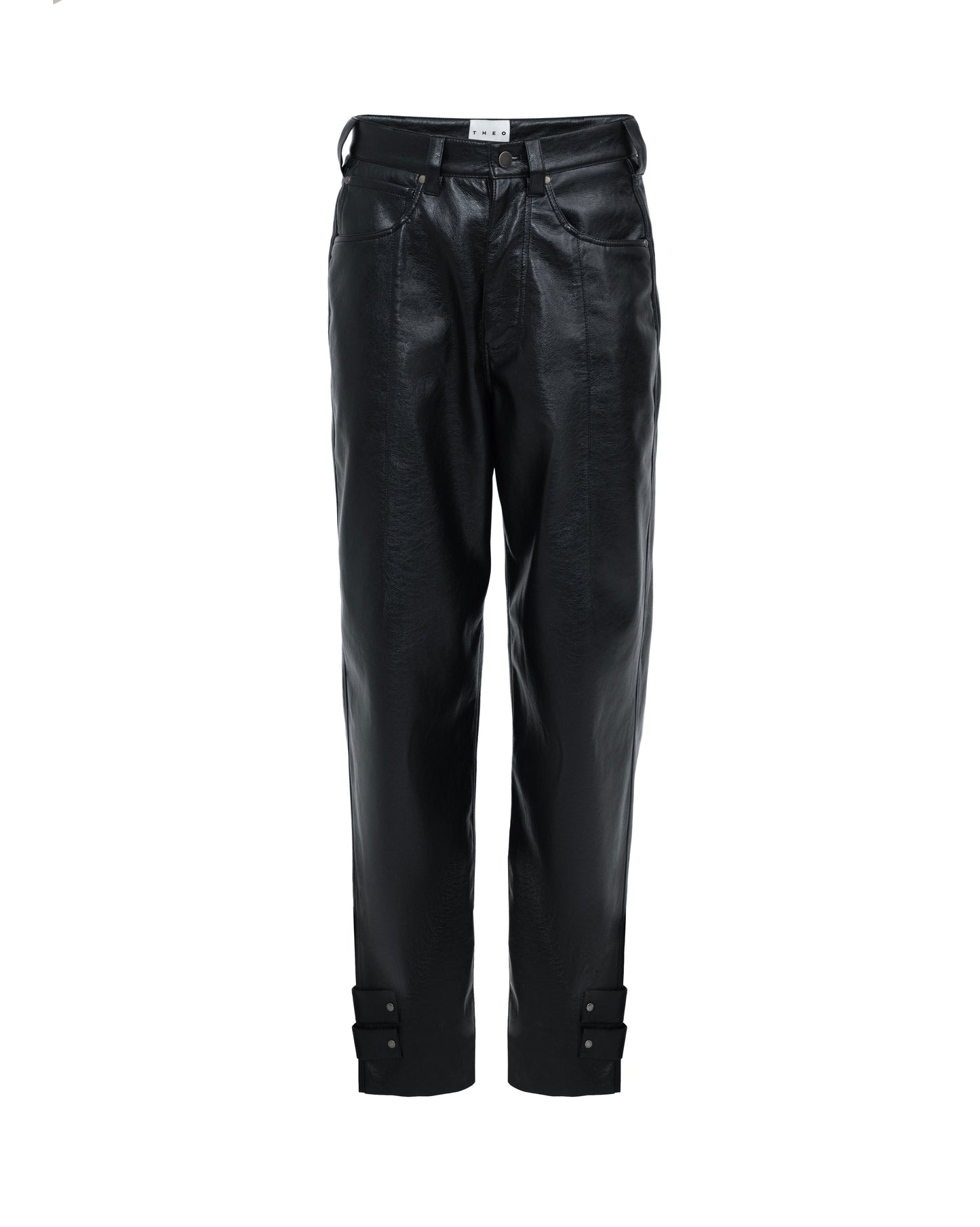 ECO-LEATHER LOOSE PANTS THEO