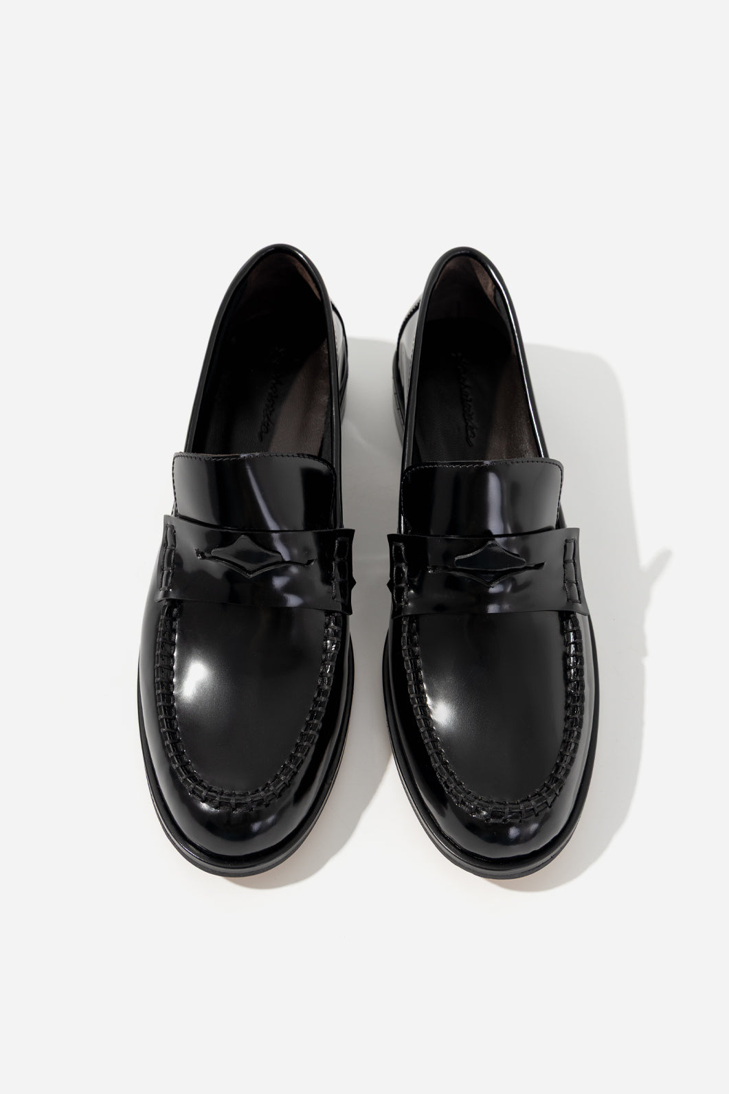 DUCKY black loafers KACHOROVSKA