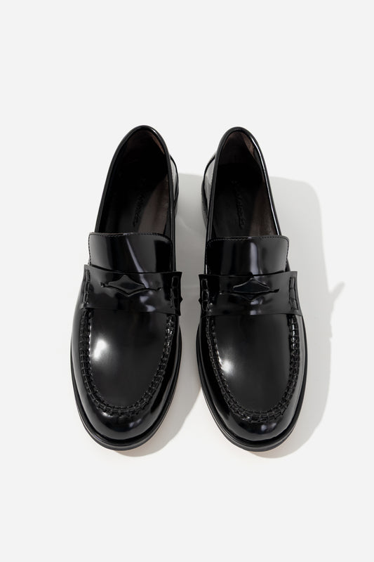DUCKY black loafers KACHOROVSKA