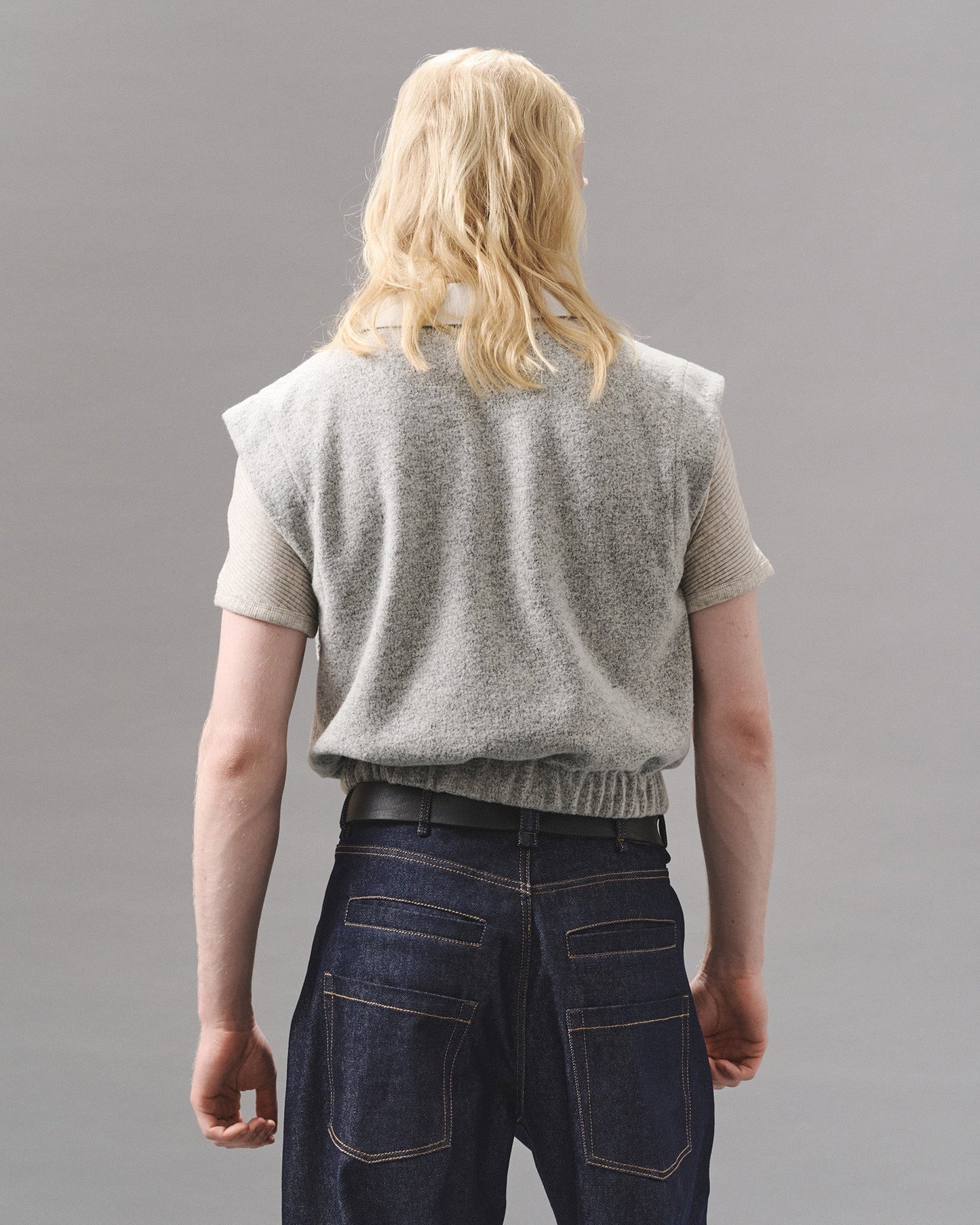 WOOLEN SHELL VEST THEO