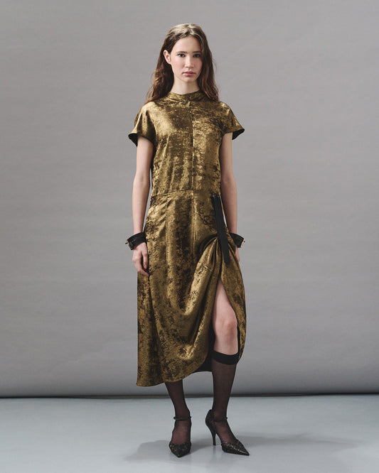 GILDED MARTINGALE DRESS THEO