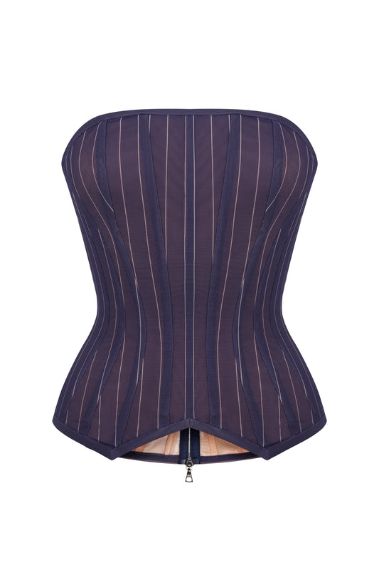 Printed strapless corset FROLOV