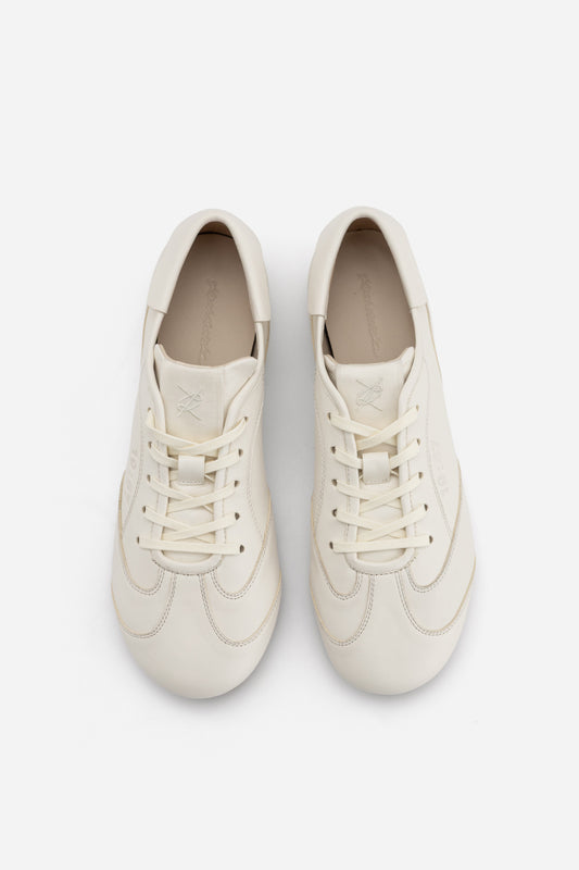 BOWLEY MILK LEATHER SNEAKERS KACHOROVSKA